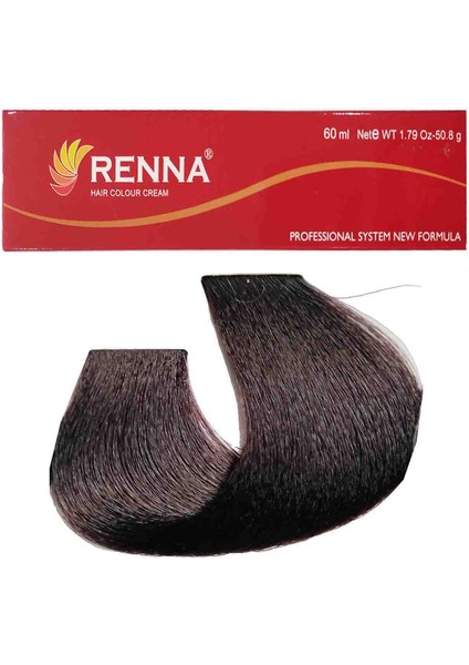 Saç Boyası Tüp 60 Ml - 3-0 Koyu Kahve