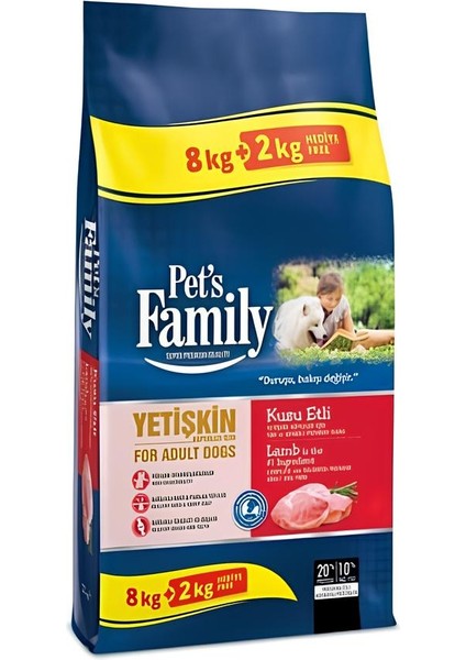 Super Premium Kuzu Etli Yetişkin Köpek Maması 10 kg