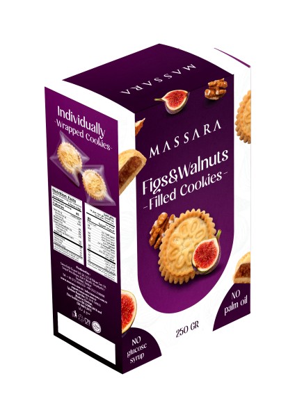 Incir&ceviz Dolgulu Tekli Sargılı Kurabiye 250 gr