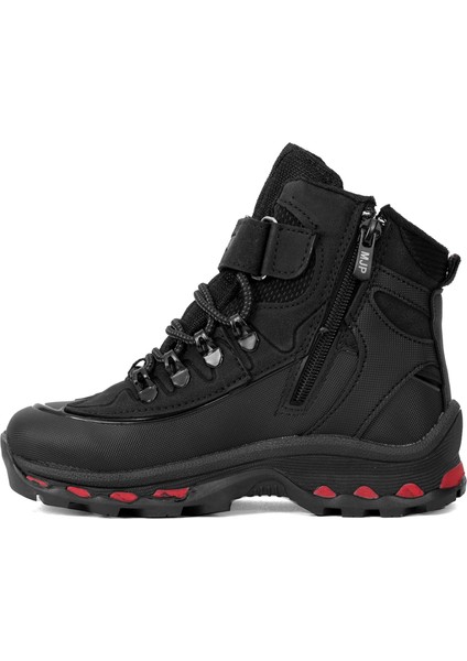 2115 Filet Erkek Çocuk Outdoor Bot Siyah - Kırmızı