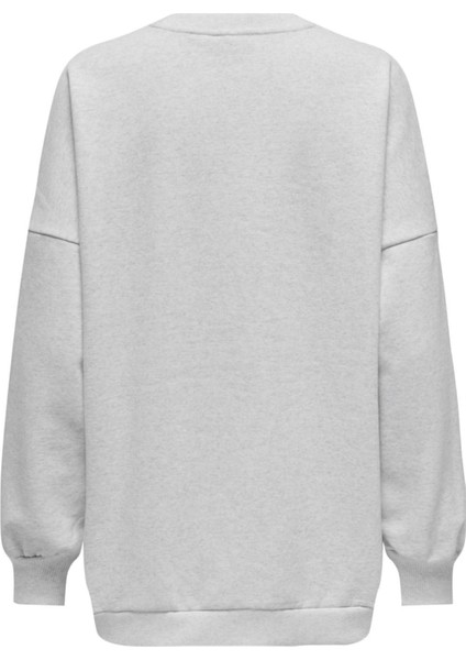 Onldaze L/s Oversıze O-Neck Swt Kadın Gri Sweatshirt - 15335172 fiyatları
