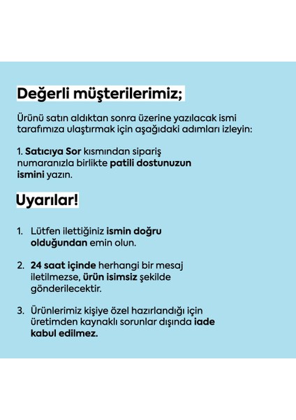 Güvenlik Amaçlı Numaralı Isimli Köpek Göğüs Tasması Kişiye Özel Göğüs Tasması (Nakışlı)