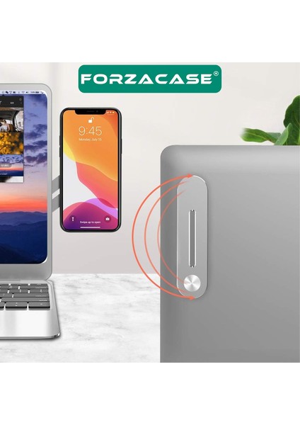 Metal Ayarlanabilir Laptop ve Monitör Yanı Manyetik Telefon Tutucu Mıknatıslı - FC880 fiyatları