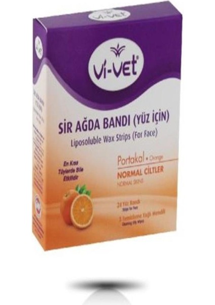 Vivet Sir Ağda Yüz Bandı Portakal