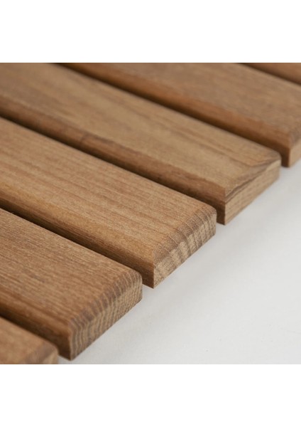 Kaydırmaz Ahşap Banyo Paspası | Doğal Teak Ahşap Duş Izgarası modelleri