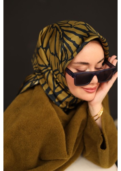 Tivil Ipek Eşarp 11443-10 Yağ Yeşili Karışık Desen fiyatları