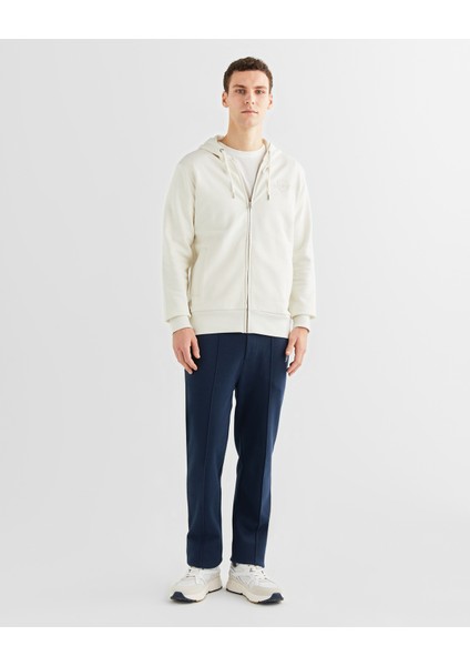 Erkek Krem Regular Fit Kapüşonlu Logolu Sweatshirt 2037021.113 modelleri