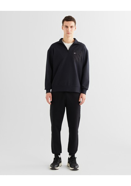 Erkek Siyah Regular Fit Eşofman Altı 2624343T.5