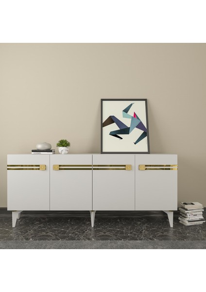 Hayatct (KB150) Konsol Beyaz-Altın modelleri