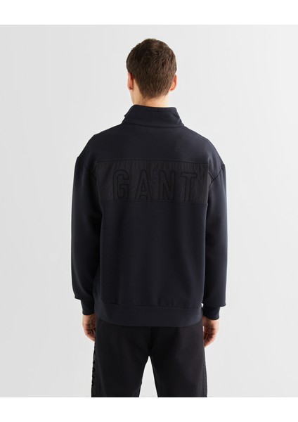 Erkek Siyah Relaxed Fit Yarım Fermuarlı Sweatshirt 2524340T.5 fiyatları