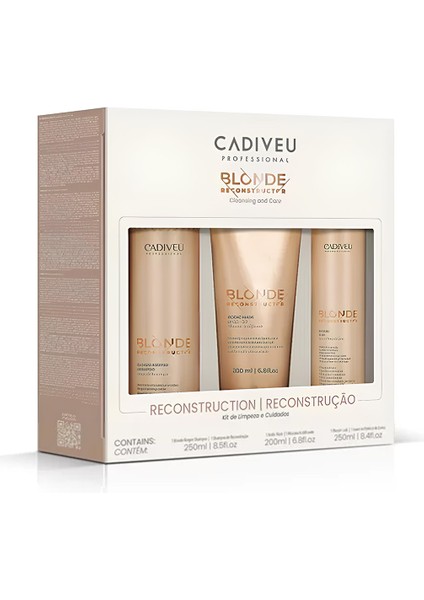Blonde Reconstructor Evde Bakım Seti 3'lü
