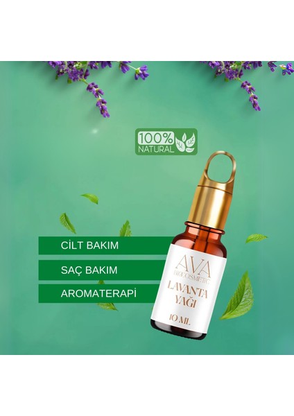 Ava Bio Cosmetics Ava %100 Doğal Lavanta Yağı