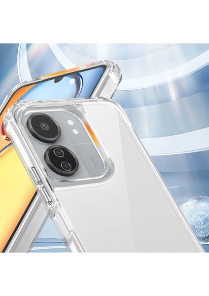 Xiaomi Poco C65 Uyumlu Airbagli Takılabilir Askı Aparatlı Snap Silikon Kapak-Şeffaf indirimleri