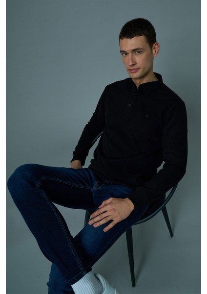 Polo Yaka Sweatshirt-KS1492