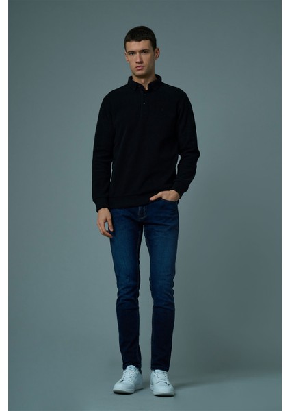 Polo Yaka Sweatshirt-KS1492 fiyatları