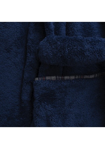 Peluş Sabahlık L-Xl Lacivert