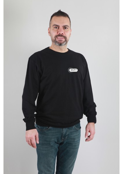 Esd Antistatik İş Güvenliği Sıfır Yaka Sweatshirt Cepsiz Unisex