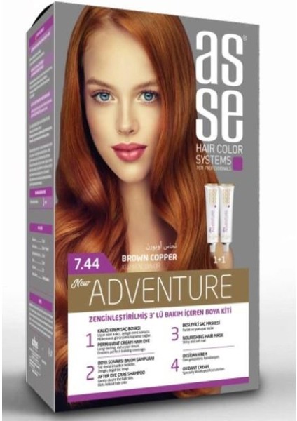 Set Saç Boyası 7.44 50+50 ml