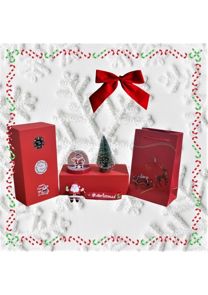 Burdabuldu Yılbaşı Seti - Noel Baba -Kırmızı