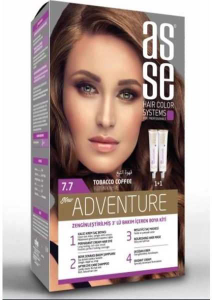 Set Saç Boyası 7.7 50+50 ml