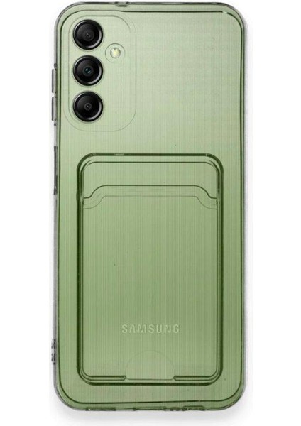 Samsung Galaxy A15 4g İle Uyumlu Kılıf Kartlıklı Şeffaf Silikon Kapak fiyatları
