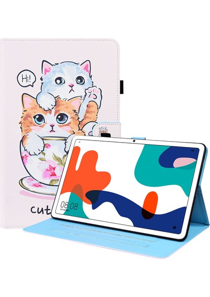Huawei Matepad 10.4 Kedi Kardeşler Için Kılıf (Yurt Dışından)