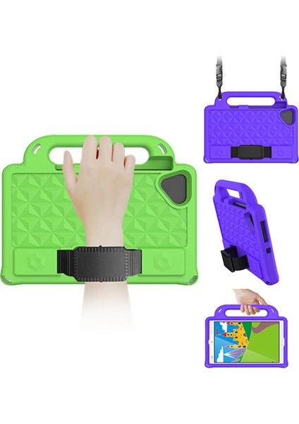 Eva Koruyucu Shl Taşınabilir Düz Düşme Önleyici Kol Huawei Mediapad M5 Lite 8.0 Inç Kırmızı (Yurt Dışından) modelleri