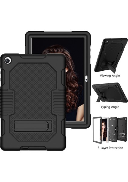 Huawei Matepad T10 Siyah Için Tutuculu Koruyucu Kılıf (Yurt Dışından) fiyatları
