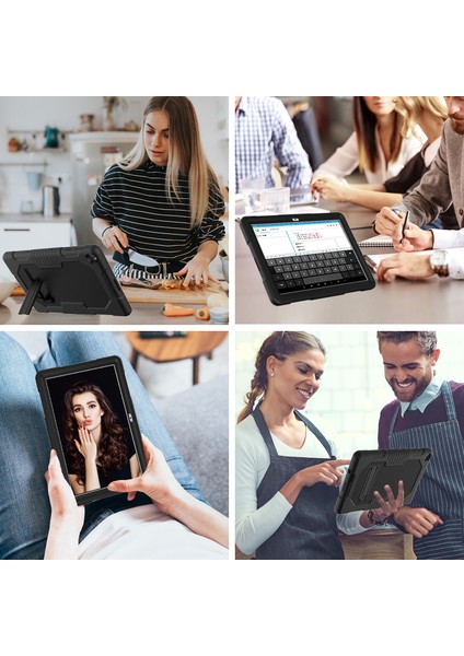 Huawei Matepad T10 Siyah Için Tutuculu Koruyucu Kılıf (Yurt Dışından) fırsatları