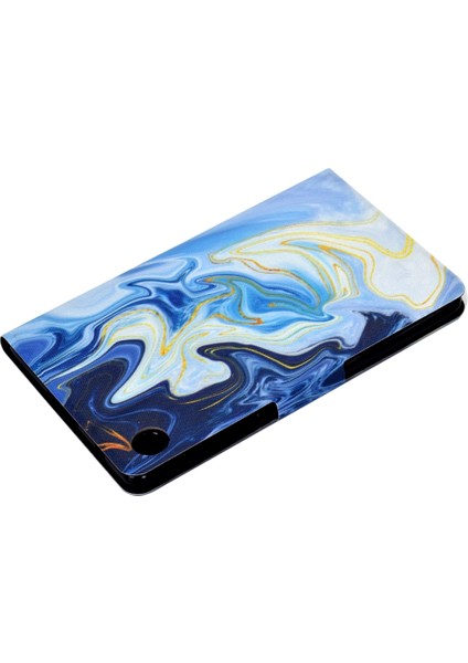 Huawei Matepad T 8 Kılıf Mavi Mermer Için (Yurt Dışından)