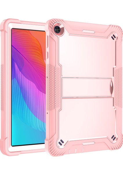 Huawei Matepad T 10S / 10 Rose Gold Için Silikon + Pc Kılıfı (Yurt Dışından)