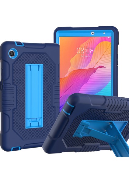 Huawei Matepad T8 8.0(2020) Lacivert Için Tutuculu Koruyucu Kılıf (Yurt Dışından)