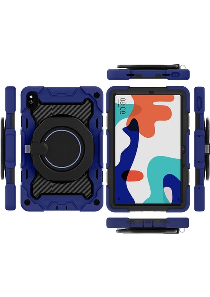 Huawei Matepad 10.4 Lacivert Için Silikon + Pc Tablet Kılıfı (Yurt Dışından) modelleri