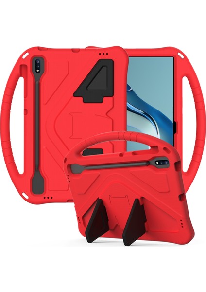 Huawei Matepad Pro 12.6 2021 Kırmızı Için Eva Düşme Önleyici Kılıf (Yurt Dışından)