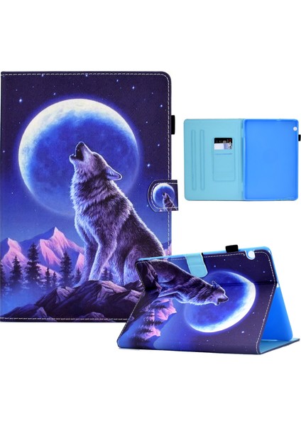 Huawei Mediapad T3 10 Night Wolf Için Tablet Kılıfı Dikiş (Yurt Dışından)
