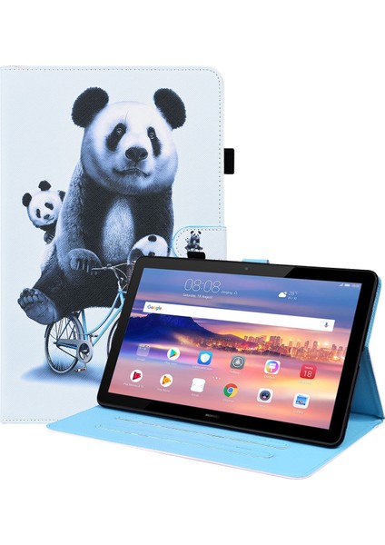 Huawei Mediapad T5 10.1 Inç Kılıf Bisiklet Panda Için (Yurt Dışından)