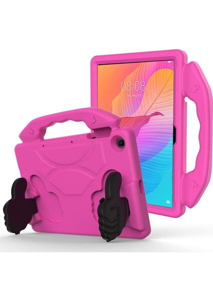 Huawei Mediapad T10S 10.1/T10 9.7 Rosered Için Başparmak Braketli Eva Düşme Önleyici Kapak (Yurt Dışından)