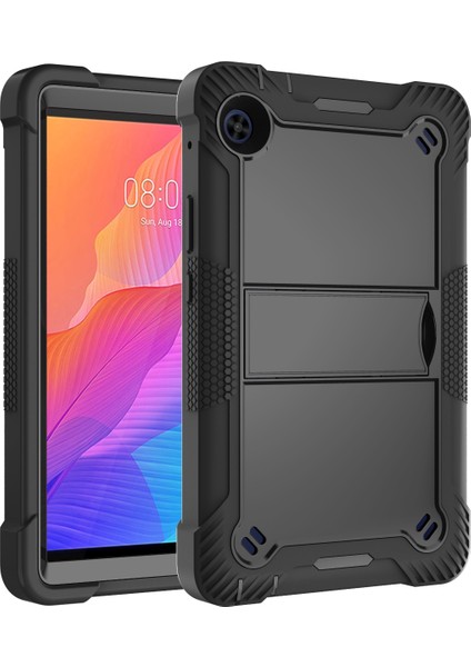 Huawei Matepad T8 Siyah Için Silikon + Pc Kılıfı (Yurt Dışından)