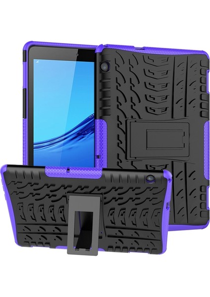 Lastik Dokusu Tpu + Pc Kılıfı Mor (Yurt Dışından)
