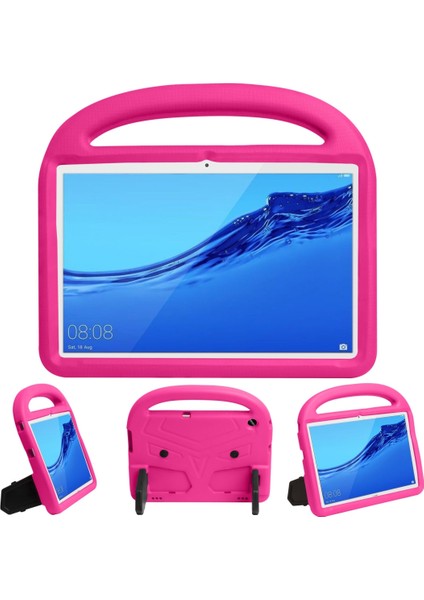 Huawei Mediapad T5 10.1 Inç Gül Kırmızısı Için Serçe Stili Eva Kılıf (Yurt Dışından)