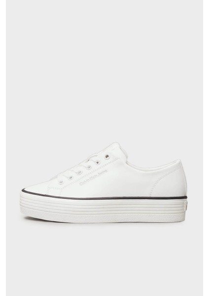 Logolu Sneaker Ayakkabı YW0YW0163301W Bayan Ayakkabı YW0YW01633 01W