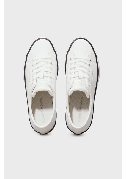Logolu Sneaker Ayakkabı YW0YW0163301W Bayan Ayakkabı YW0YW01633 01W