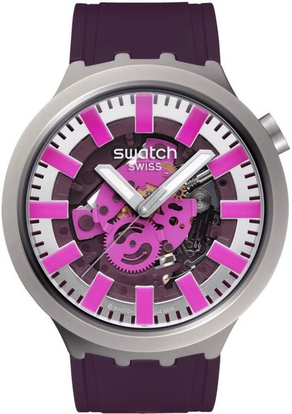 SB07S120 Swatch Audacious Acai Erkek Kol Saati SB07S120
