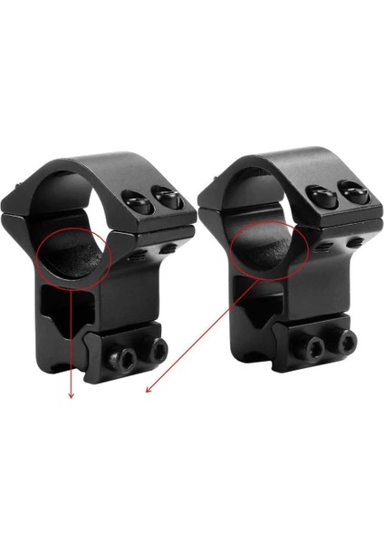 25.4mm Dürbün Için 11MM Yüksek Havalı / Av Ayağı