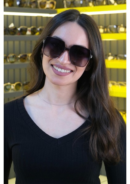 Kadın Güneş Gözlüğü Şeffaf BL5058-C12