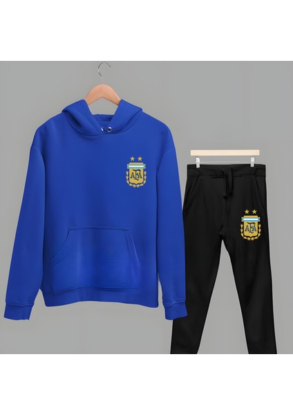 Diego Maradona Milli Takım Sırt 10 Numara Forma Baskılı Unisex Eşofman Takımı Kapüşonlu Sweatshirt