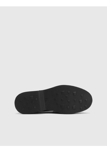 Kiruna Hakiki Floter Deri Erkek Siyah Loafer Ayakkabı indirimleri