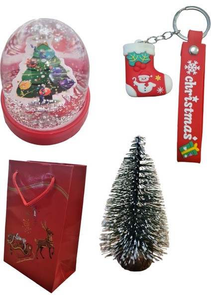Burdabuldu Yılbaşı Paketi 4.lü Set (Noel Ağacı)