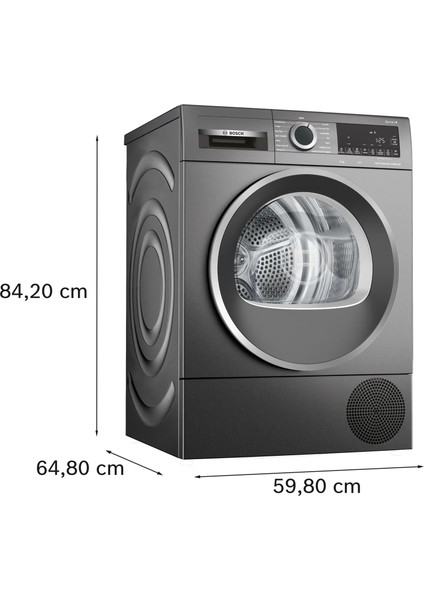 Serie 6 Isı Pompalı Kurutma Makinesi 9 kg WQG2420RTR