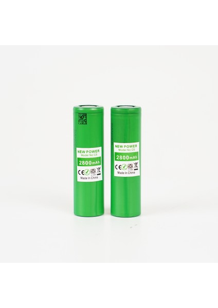 Newpower Vtc 6 18650 3.7 V 2800 Mah 2'li Li-Ion Şarj Edilebilen Puntalanabilir Pil Batarya